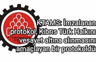 KTAMS: İmzalanan protokol, Kıbrıs Türk Halkını...