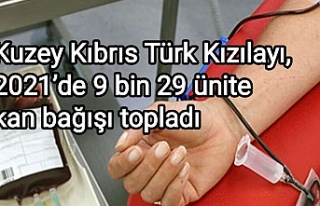 Kuzey Kıbrıs Türk Kızılayı, 2021’de 9 bin...