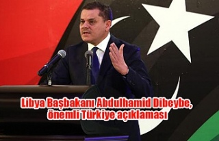 Libya Başbakanı Abdulhamid Dibeybe, önemli Türkiye...