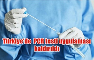 Türkiye'de PCR testi uygulaması kaldırıldı