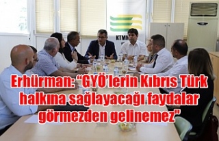 Erhürman: “GYÖ’lerin Kıbrıs Türk halkına...