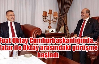 Fuat Oktay Cumhurbaşkanlığında... Tatar ile Oktay...