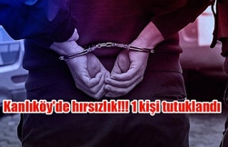 Kanlıköy'de hırsızlık!!! 1 kişi tutuklandı