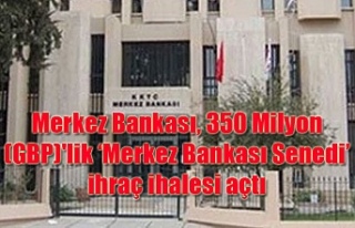 Merkez Bankası, 350 Milyon (GBP)'lik ‘Merkez...