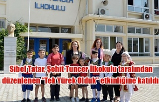 Sibel Tatar, Şehit Tuncer İlkokulu tarafından düzenlenen...