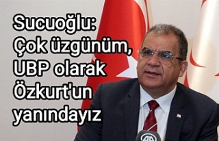 Sucuoğlu: Çok üzgünüm, UBP olarak Özkurt'un...