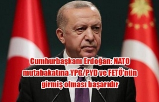 Cumhurbaşkanı Erdoğan: NATO mutabakatına YPG/PYD...