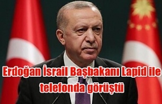 Erdoğan İsrail Başbakanı Lapid ile telefonda görüştü