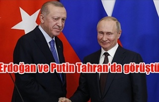 Erdoğan ve Putin Tahran’da görüştü