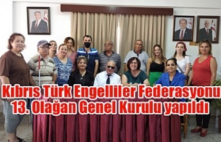 Kıbrıs Türk Engelliler Federasyonu 13. Olağan...