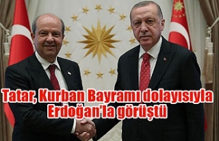 Tatar, Kurban Bayramı dolayısıyla Erdoğan’la...