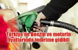 Türkiye'de Benzin ve motorin fiyatlarında indirime...