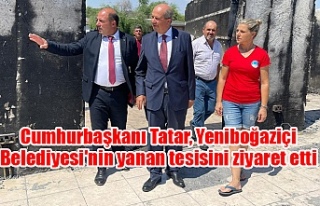Cumhurbaşkanı Tatar, Yeniboğaziçi Belediyesi'nin...
