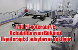 LAÜ Fizyoterapi ve Rehabilitasyon Bölümü, fizyoterapist...