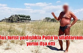 Rus turist yanlışlıkla Putin'in silahlarının...