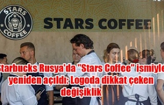 Starbucks Rusya'da "Stars Coffee" ismiyle...