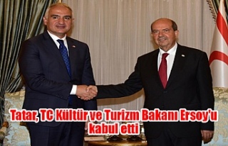 Tatar, TC Kültür ve Turizm Bakanı Ersoy'u...