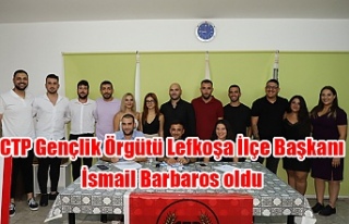 CTP Gençlik Örgütü Lefkoşa İlçe Başkanı İsmail...