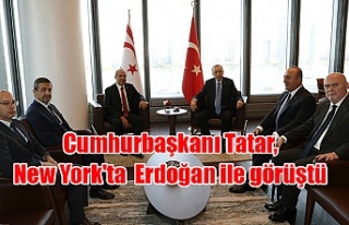 Cumhurbaşkanı Tatar, New York'ta Türkiye Cumhurbaşkanı...