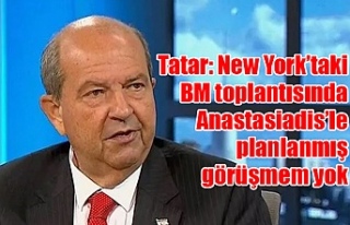 Tatar: New York’taki BM toplantısında Anastasiadis’le...