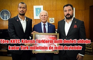 Töre: KKTC, Kıbrıslı Türklerin milli devleti...