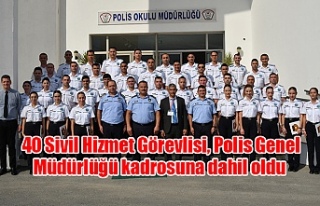 40 Sivil Hizmet Görevlisi, Polis Genel Müdürlüğü...