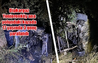 Dipkarpaz-Yenierenköy ana yolundaki kazada 17 yaşında...
