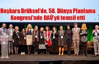 Hoşkara Brüksel’de, 58. Dünya Planlama Kongresi'nde...