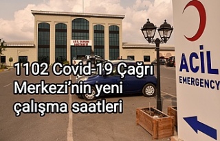 1102 Covid-19 Çağrı Merkezi’nin yeni çalışma...