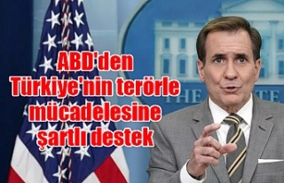 ABD'den Türkiye'nin terörle mücadelesine...