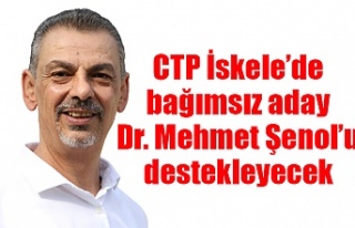 CTP İskele’de bağımsız aday Dr. Mehmet Şenol’u...