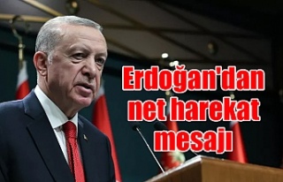 Erdoğan'dan net harekat mesajı