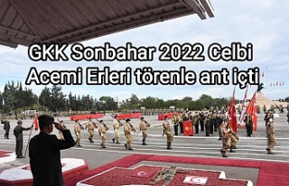 GKK Sonbahar 2022 Celbi Acemi Erleri törenle ant...