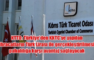 KTTO: Türkiye’den KKTC’ye yapılan ihracatların...