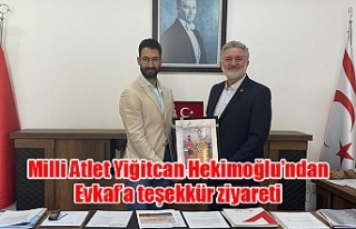 Milli Atlet Yiğitcan Hekimoğlu’ndan Evkaf’a...