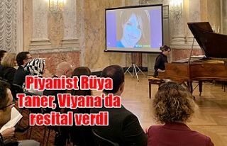 Piyanist Rüya Taner, Viyana'da resital verdi