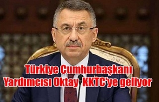 Türkiye Cumhurbaşkanı Yardımcısı Oktay KKTC'ye...
