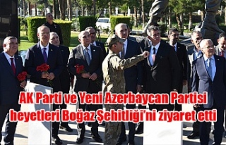 AK Parti ve Yeni Azerbaycan Partisi heyetleri Boğaz...