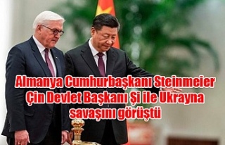 Almanya Cumhurbaşkanı Steinmeier, Çin Devlet Başkanı...