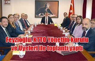 Feyzioğlu, KTTO Yönetim kurulu ve Üyeleri ile toplantı...