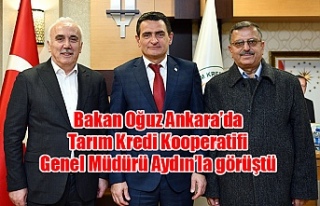 Bakan Oğuz Ankara’da Tarım Kredi Kooperatifi Genel...