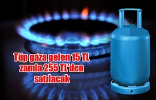 Tüp gaza gelen 15 TL zamla 255 TL’den satılacak