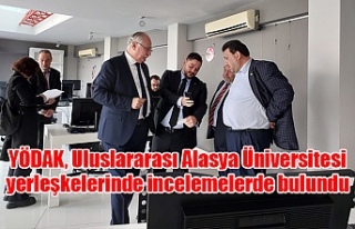 YÖDAK, Uluslararası Alasya Üniversitesi yerleşkelerinde...