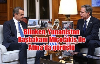 Blinken, Yunanistan Başbakanı Miçotakis ile Atina'da...