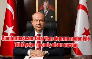 Cumhurbaşkanı Tatar’dan deprem nedeniyle Türkiye’ye...
