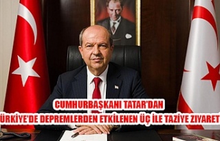 Cumhurbaşkanı Tatar’dan Türkiye’de depremlerden...
