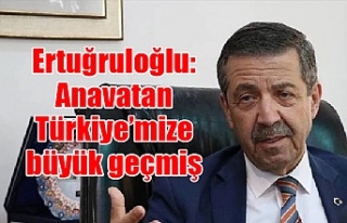 Ertuğruloğlu: Anavatan Türkiye’mize büyük geçmiş...