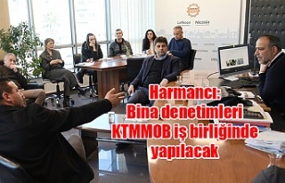 Harmancı: Bina denetimleri KTMMOB iş birliğinde...