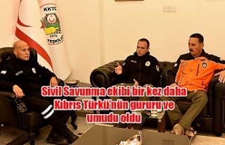 Sivil Savunma ekibi bir kez daha Kıbrıs Türkü’nün...