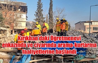 Sivil Savunma Teşkilatı Kırıkhan'da Öğretmenevi...